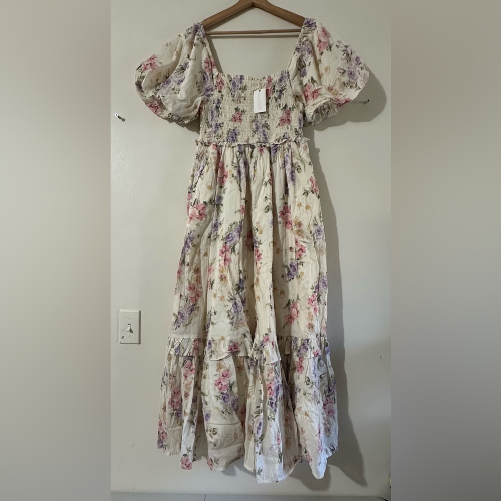 GAP Floral Smocked Dress